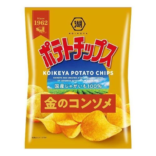 [Koikeya] Potato chips gold consommé flavor